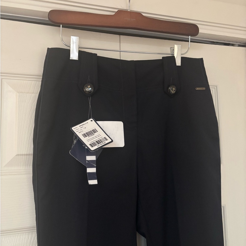 NWT SAINT JAMES Navy Trouser Pant with Nautical Buttons - Picture 4 of 12
